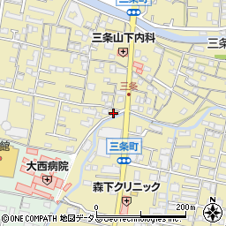 香川県高松市三条町511-1周辺の地図