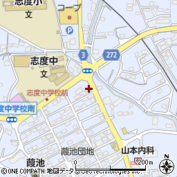 香川県さぬき市志度2214-70周辺の地図