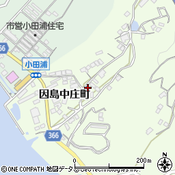 広島県尾道市因島中庄町2137周辺の地図