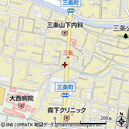 香川県高松市三条町509周辺の地図