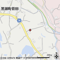 広島県東広島市黒瀬町菅田735周辺の地図
