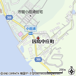 広島県尾道市因島中庄町2119-1周辺の地図