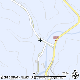 奈良県吉野郡黒滝村脇川122周辺の地図