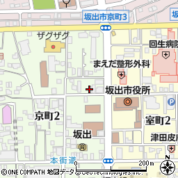 株式会社秋山楽器店　京町センター周辺の地図