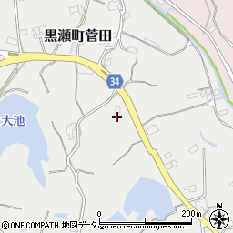 広島県東広島市黒瀬町菅田697周辺の地図