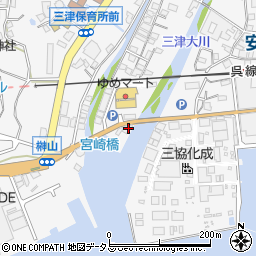 広島県東広島市安芸津町三津4393周辺の地図