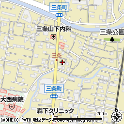 香川県高松市三条町477-1周辺の地図