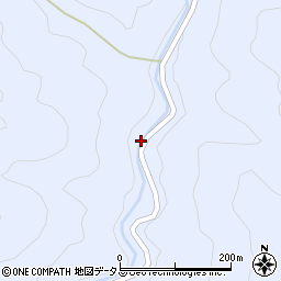 奈良県吉野郡黒滝村粟飯谷42周辺の地図