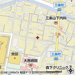 香川県高松市三条町543周辺の地図