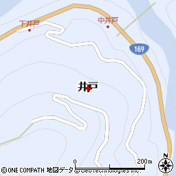 奈良県吉野郡川上村井戸周辺の地図