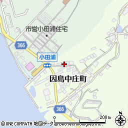広島県尾道市因島中庄町2156周辺の地図