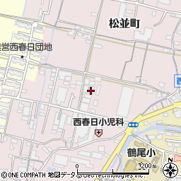 香川県高松市松並町582-2周辺の地図