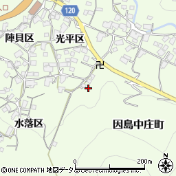 広島県尾道市因島中庄町1409-1周辺の地図