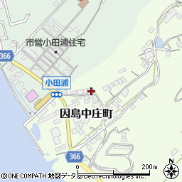 広島県尾道市因島中庄町2126-1周辺の地図