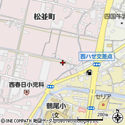香川県高松市松並町550-1周辺の地図