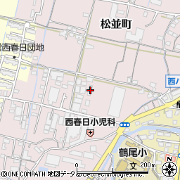 香川県高松市松並町582-1周辺の地図