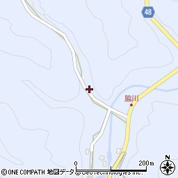 奈良県吉野郡黒滝村脇川119周辺の地図