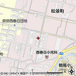 香川県高松市松並町587-3周辺の地図