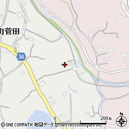 広島県東広島市黒瀬町菅田802周辺の地図