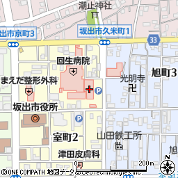 総合病院　回生病院周辺の地図