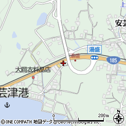 広島県東広島市安芸津町木谷132周辺の地図