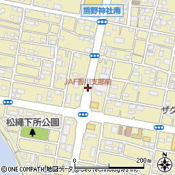 JAF香川支部前周辺の地図