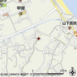 三重県志摩市阿児町甲賀周辺の地図