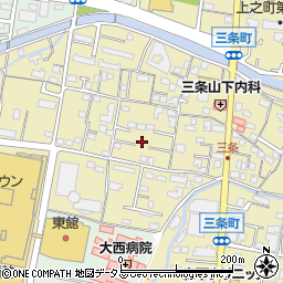 香川県高松市三条町546-6周辺の地図