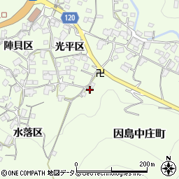 広島県尾道市因島中庄町1409-5周辺の地図