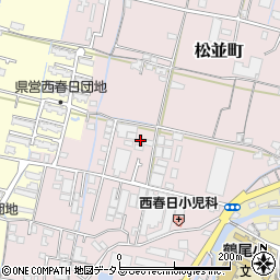 香川県高松市松並町587-6周辺の地図