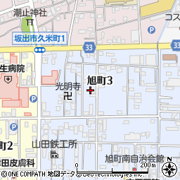 香川県坂出市旭町3丁目5周辺の地図