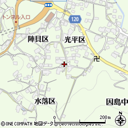 広島県尾道市因島中庄町1665周辺の地図