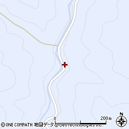 奈良県吉野郡黒滝村粟飯谷52周辺の地図