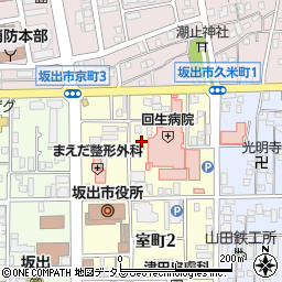 秋山接骨院周辺の地図