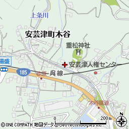 安芸津木谷郵便局 ＡＴＭ周辺の地図