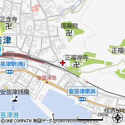 広島県東広島市安芸津町三津4034周辺の地図