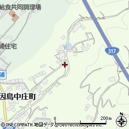広島県尾道市因島中庄町2142周辺の地図