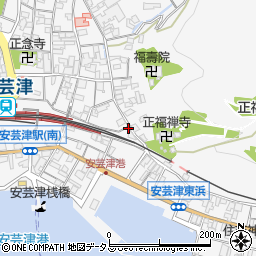 広島県東広島市安芸津町三津4101周辺の地図