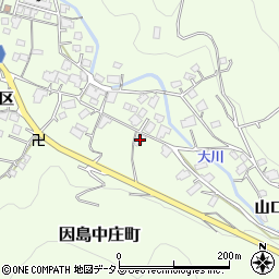 広島県尾道市因島中庄町山口区1182周辺の地図