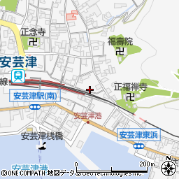 広島県東広島市安芸津町三津4120周辺の地図