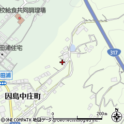 広島県尾道市因島中庄町2146周辺の地図