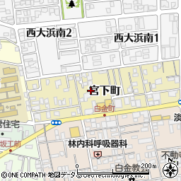 香川県坂出市宮下町周辺の地図