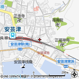 広島県東広島市安芸津町三津4180周辺の地図