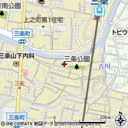 香川県高松市三条町454周辺の地図