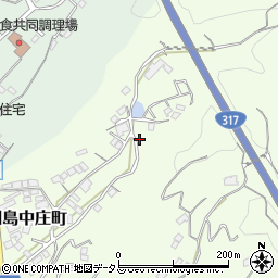 広島県尾道市因島中庄町2258-8周辺の地図