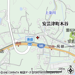 広島県東広島市安芸津町木谷355周辺の地図