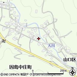 広島県尾道市因島中庄町山口区1250周辺の地図