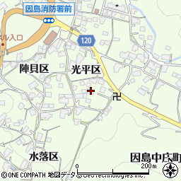 広島県尾道市因島中庄町1401周辺の地図