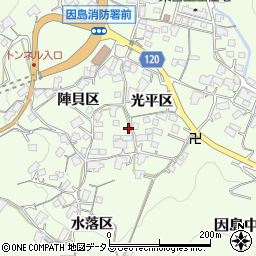 広島県尾道市因島中庄町1673周辺の地図