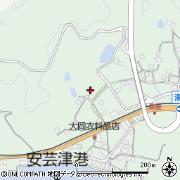 広島県東広島市安芸津町木谷159-2周辺の地図